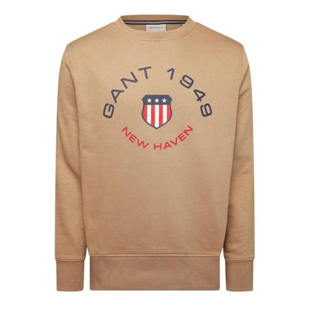 Gant Mens 1949 Graphic Print Sweatshirt / Caramel